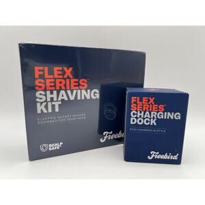 Freebird Flex Series Shaving Kit Electric Rotary Shaver & Charging Dock ~SEALED~